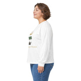 Long Sleeve Tee — "God · Money · Power" Graphic