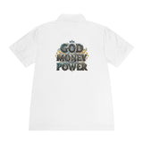 God Money Power Polo Shirt — Men's Motivational Sport Polo
