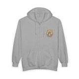GMP 'God, Money & Power' Lion Emblem Zip Hoodie