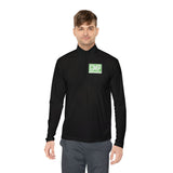 GMP 'God Money Power' Quarter-Zip Pullover