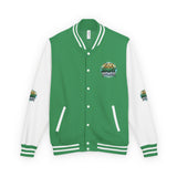 Letterman Jacket — "God Money Power" Varsity Bomber Jacket
