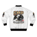 Bomber Jacket — GMP "God Money Power" Eagle Graphic