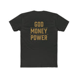 God Money Power T-Shirt — Crown & Fist Graphic Tee