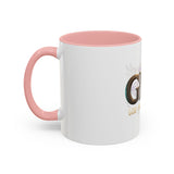 GMP 'God Money Power' Accent Coffee Mug — 11/15 oz Inspirational Ceramic