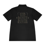 God Money Power Polo — Men's Graphic Sport Polo