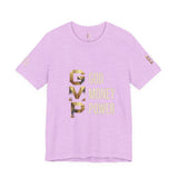 GVP 'God Money Power' Graphic Tee – Gold Lettering Christian Streetwear