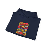 Hoodie — 'GMP: God, Money, Power' Graphic Pullover