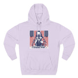 Patriotic 'God Money Power' Hoodie — Americana Flag Graphic Fleece Hoodie