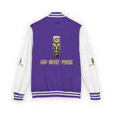 GMF Letterman Jacket — "God • Money • Power" Varsity Jacket