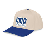 GMP "God Money Power" Mid Profile Baseball Cap - Vintage Athletic Logo Hat