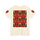 Surf Saint T‑Shirt — Vintage Palm Beach Vibes ("Our Savior Protects" Banner)