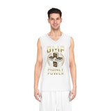 Money Power GMP Basketball Jersey — Gold Cash Emblem AOP Tank