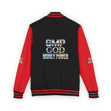 Letterman Jacket — 'GMP GOD MONEY POWER' Varsity Bomber