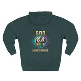 Three-Panel Fleece Hoodie