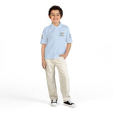 Youth Polo Shirt — "GIVE GOD" Inspirational Church Youth Uniform