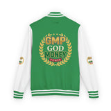 God Money Letterman Jacket — GMP Crest Varsity Jacket
