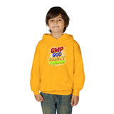 Youth Hoodie — GMP God Money Power Rainbow Graphic