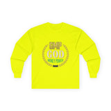 Money Power Long Sleeve Tee — “GMP GOD” Laurel Graphic