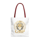 Lion Crest Tote Bag — GMP Gold Emblem Canvas Tote