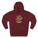 Pumpkin Power Hoodie — 'God Money Power' Halloween Graphic Hoodie