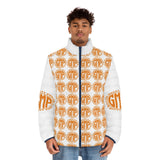 Puffer Jacket — All-Over GMP Logo Men's Insulated Coat