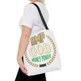 GMP GOD Money Power Tote Bag — Bold Financial Empowerment Canvas Tote