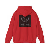 Angel Of Death Hoodie — Gothic Black & White Graphic Sweatshirt