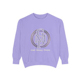 Gold Monogram Logo Sweatshirt — "GMP" Circle Graphic Crewneck