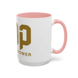 GMP Coffee Mug — "Good Money Power" Accent Ceramic Mug (11/15oz)
