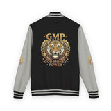 Tiger Crest Letterman Jacket — GMP "Good Money Power" Red & White Varsity
