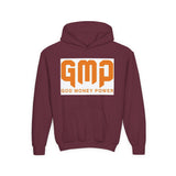 Youth Hoodie — GMP (God Money Power) Bold Orange Logo