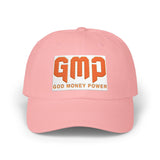 Good Money Power Embroidered Dad Cap — White Casual Baseball Hat