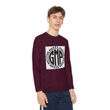 Youth Long Sleeve Tee — "GMP" Good Money Power Circular Logo