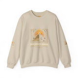 Egyptian Pyramid Sun Graphic Sweatshirt - "Good Morning, Pharaoh" Crewneck