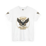 GMP Bald Eagle Graphic Tee — "God Money Power" Patriotic Shirt