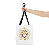 Lion Crest Tote Bag — GMP Gold Emblem Canvas Tote