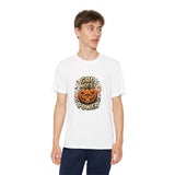 Youth Pumpkin Power Tee - "God Money Power" Halloween Graphic Shirt