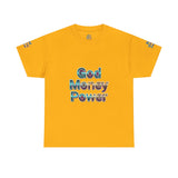 Graphic Tee — "God Money Power" Spiritual Streetwear T-Shirt