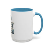 God Money Power Accent Coffee Mug - Inspirational Faith & Prosperity Ceramic Mug (11/15oz)
