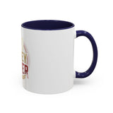 God Money Power Accent Coffee Mug — Motivational Faith & Wealth Design (11/15 oz)