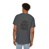 God Money Power T-Shirt — Bold Typography Faith & Hustle Tee