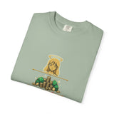 God Money Power T-Shirt — Angel, Stacks of Cash Graphic Tee