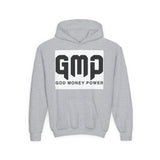 GMP 'God Money Power' Youth Hoodie — Bold Graphic Religious Streetwear