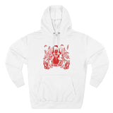 Three-Panel Fleece Hoodie