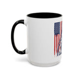 God, Money, Power Coffee Mug — Patriotic Street Art Accent Mug (11/15oz)