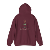 God • Money • Power Hoodie — Minimal Faith & Ambition Graphic Hoodie