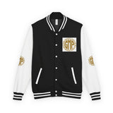 GMP Gold Logo Letterman Jacket — God Money Power Varsity Jacket