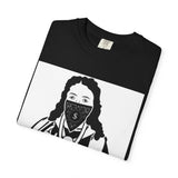 T-Shirt — 'God Money Power' Graphic Tee (Bandana Madonna Front)
