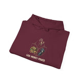 God Money Power Hoodie — Graphic Religious Inspirational Pullover