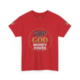 GMP GOD Money Power Tee — Bold Faith & Prosperity Graphic T-Shirt
